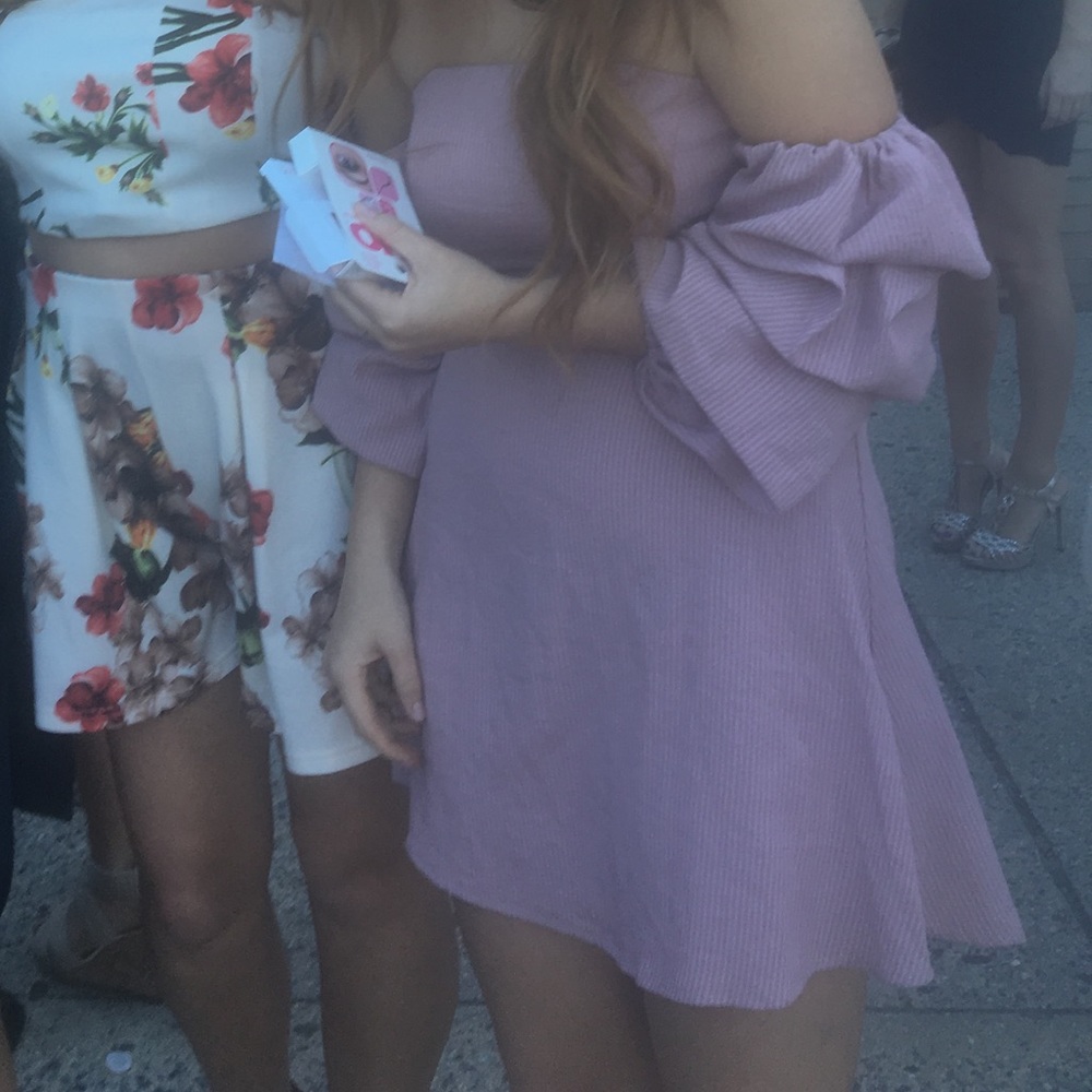 Off the shoulder dress